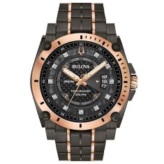 Men's Bulova Precisionist Champlain Diamond Watch | 46.5 mm | 98D149