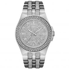 Men's Bulova Crystal Phantom Stainless Steel Watch | 42mm | 96B235