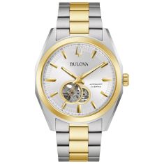 Men's Bulova Surveyor Automatic Two-Tone Bracelet Watch | 42mm | 98A284