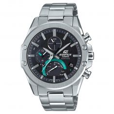 Men's Casio Edifice Super Slim Stainless Steel Chronograph Smartphone Link Watch EQB1000D-1A