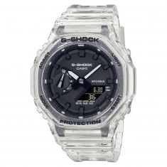 Men's Casio G-Shock Analog-Digital Transparent Carbon Resin Watch GA2100SKE-7A