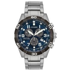 Citizen Eco-Drive Super Titanium Brycen Blue Dial Bracelet Watch | 43mm | BL5558-58L