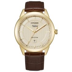 Men's Citizen Eco-Drive Corso Leather Strap Watch | 40mm | AW0092-07Q