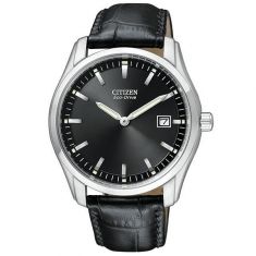 ファッションなデザイン Black Dress Corso Eco-Drive Citizen Men's Dial Leather Black 自転車本体