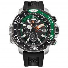 Men's Citizen Eco-Drive Promaster Aqualand Green Watch | 46mm | BJ2168-01E