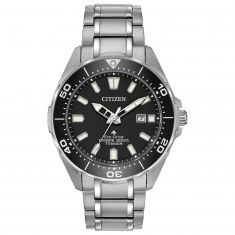Men's Citizen Eco-Drive Promaster Diver Black Dial Titanium Watch | 44mm | BN0200-56E Men's Citizen Eco-Drive Promaster Diver Black Dial Titanium Watch | 44mm | BN0200-56E