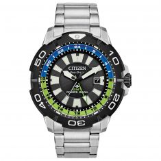 Men's Citizen Eco-Drive Promaster GMT Diver Stainless Steel