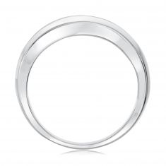 1ctw Princess Diamond Channel White Gold Band | Men