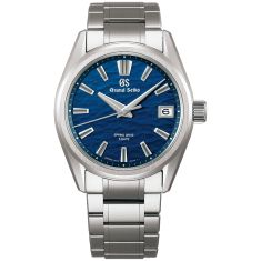 Men's Grand Seiko Evolution 9 Blue Dial Titanium Watch | 40mm | SLGA019
