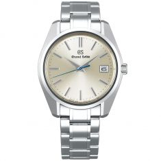 Men's Grand Seiko Heritage Quartz Watch, Champagne Dial Stainless Steel SBGP001