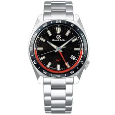 Men's Grand Seiko Sport Quartz Watch, Black Dial Stainless Steel SBGN019