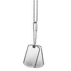 Gucci tag sale necklace