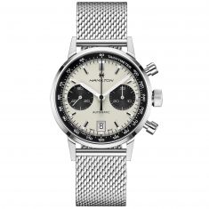 Men's Hamilton American Classic Intra-Matic Auto Chrono Stainless Steel Bracelet Watch H38416111