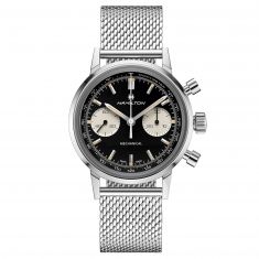 Men's Hamilton American Classic Intra-Matic Chronograph H Stainless Steel Bracelet Watch | 40mm | H38429130