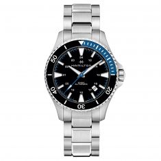 Men's Hamilton Khaki Scuba Automatic Black Dial Stainless Steel Watch H82315131