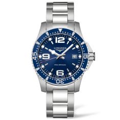 Men's Longines HydroConquest 41mm Blue Dial Diving Watch L37404966
