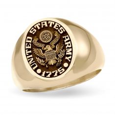Men's Military Signet Ring