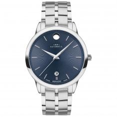 Men s Movado 1881 Automatic Stainless Steel Bracelet Watch 39.5mm 0607569 REEDS Jewelers