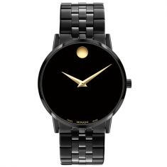 Movado Museum Classic Black Ion-Plated Watch | 40mm | 0607626