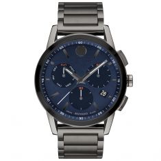 Dial | PVD | Sport Chronograph Black and Grey Museum REEDS Jewelers 43mm | Watch Movado Blue 0607624