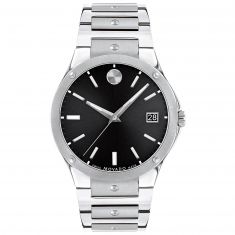 Movado SE Dual-Finished Stainless Steel Watch | 41mm | 0607541