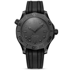 OMEGA Seamaster Co-Axial Master Chronometer Black Out Divers Watch | Black Dial | Black Rubber Strap | 43.5mm | O21092442001003