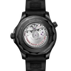 OMEGA Seamaster Co-Axial Master Chronometer Black Out Divers Watch | Black Dial | Black Rubber Strap | 43.5mm | O21092442001003