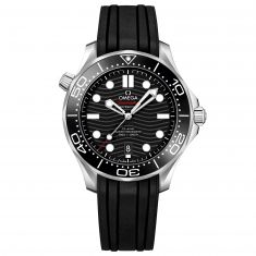 OMEGA Seamaster Diver 300M Co-Axial Master Chronometer Black Rubber Strap Watch 42mm - O21032422001001