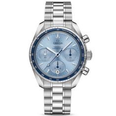 OMEGA Speedmaster Co-Axial Chronograph Blue Dial Stainless Steel Watch | 38mm | O32430385003001