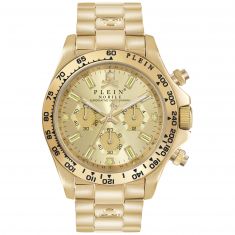 Men's Philipp Plein Nobile Chronograph Gold Ion-Plated Watch | PWCAA1121