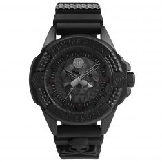 Men's Philipp Plein The Skull Titan Black Ion-Plated Watch | PWAAA0721
