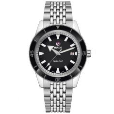 Men's Rado Captain Cook Automatic Black Dial Watch R32505153