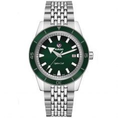Men's Rado Captain Cook Automatic Green Dial Watch R32505313