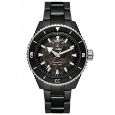Men's Rado Captain Cook High Tech Ceramic Automatic Black Watch R32127152
