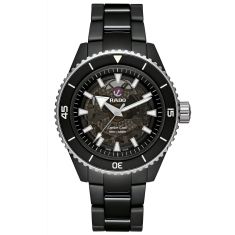 Men's Rado Captain Cook High Tech Ceramic Automatic Black Watch R32127152