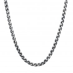 Men's Stainless Steel Wheat Chain Necklace 6.5mm - 22 Inches