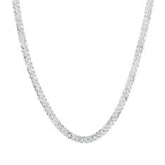 Silver cuban outlet chain for men