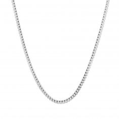 Men s Sterling Silver Cuban Link Chain Necklace 4.5mm 22