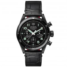 Men's TAG Heuer AUTAVIA Chronometer Black Dial Limited Edition Watch | 42mm | CBE511C.FC8280
