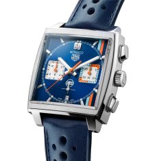 TAG Heuer MONACO Gulf Calibre 02 Automatic Chronograph Watch | 39mm | CBL2115.FC6494