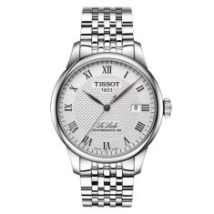 Men's Tissot Le Locle Powermatic 80 Silver Dial Watch T0064071103300