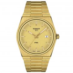 Men's Tissot PRX Quartz Yellow Gold-Tone Stainless Steel Watch | T1374103302100