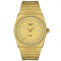 Men's Tissot PRX Quartz Yellow Gold-Tone Stainless Steel Watch | T1374103302100