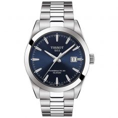 Men's Tissot T-Classic Gentleman Powermatic 80 Silicium Stainless Steel Watch T1274071104100