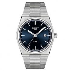 Men's Tissot T-Classic PRX Blue Dial Stainless Steel Watch T1374101104100