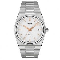 Men's Tissot T-Classic PRX Silver Dial Stainless Steel Watch T1374101103100