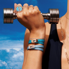 Messika My Move Santorini Blue Leather Strap
