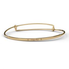 Metal Alchemist Alchemy for Armenia POSY Hayr Mer Expandable Bangle Bracelet | Gold-Filled