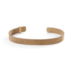 Metal Alchemist Moldable Mesh Cuff Bracelet | Chocolate-Plated | 8mm