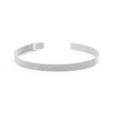 Metal Alchemist Moldable Mesh Cuff Bracelet | Sterling Silver | 6mm